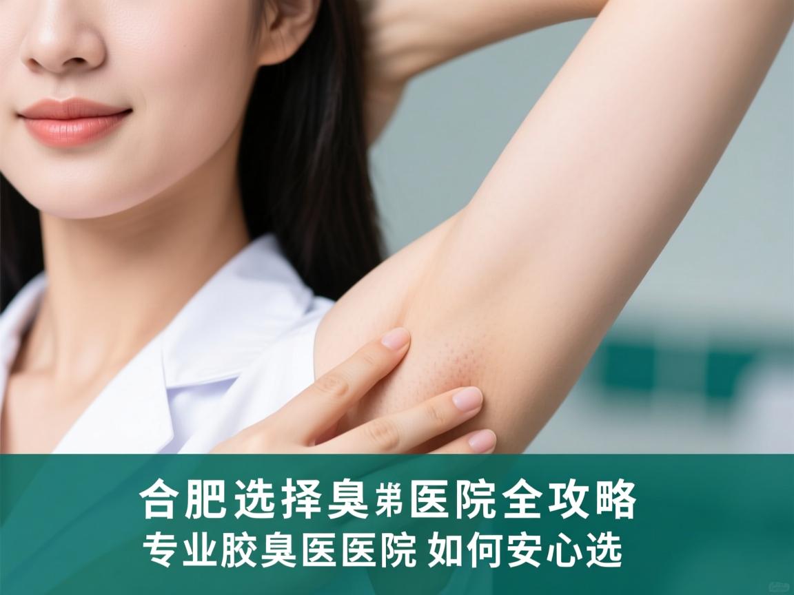 合肥女生选择腋臭医院全攻略，专业腋臭医院如何安心选