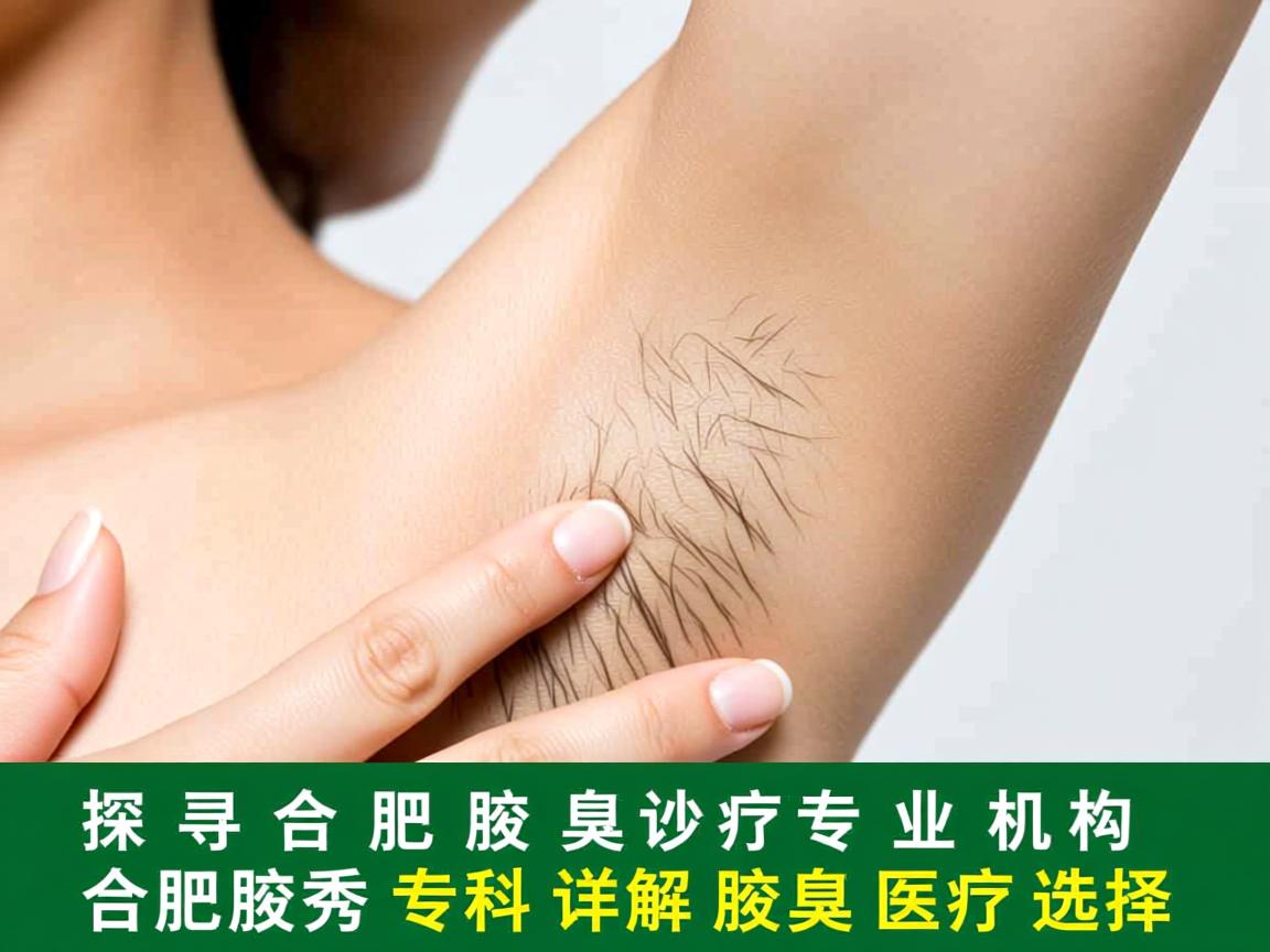 探寻合肥腋臭诊疗专业机构，合肥腋秀专科详解腋臭医疗选择