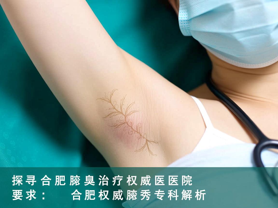 探寻合肥腋臭治疗权威医院，合肥权威腋秀专科解析