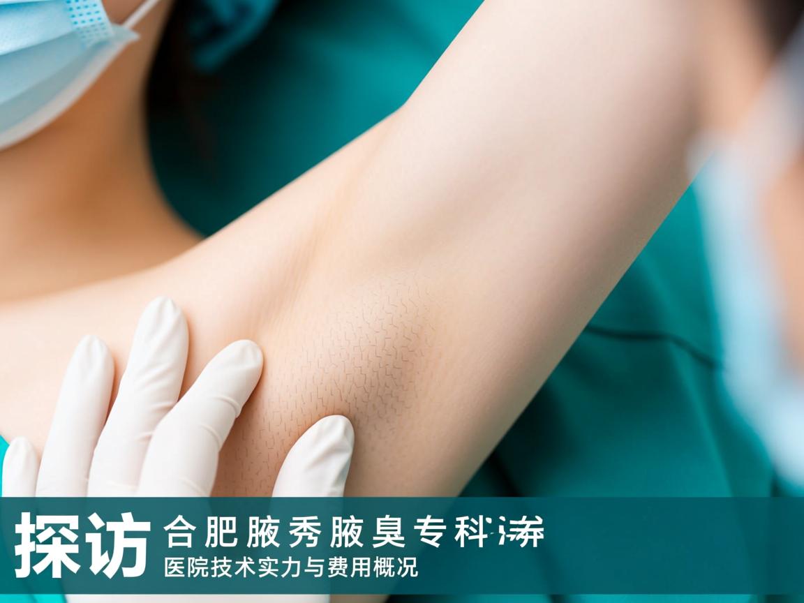探访合肥腋秀腋臭专科，详解合肥腋秀医院技术实力与费用概况