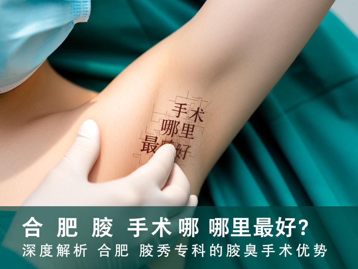 合肥腋臭手术哪里最好?深度解析合肥腋秀专科的腋臭手术优势 合肥腋臭手术哪里最好?深度解析合肥腋秀专科的腋臭手术优势