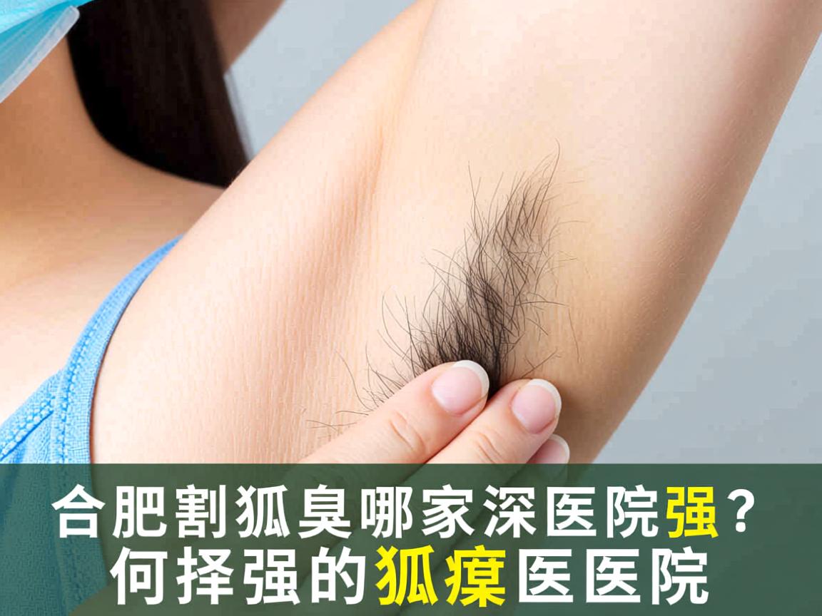 合肥割狐臭哪家医院强？深度解析如何选择强的狐臭医院