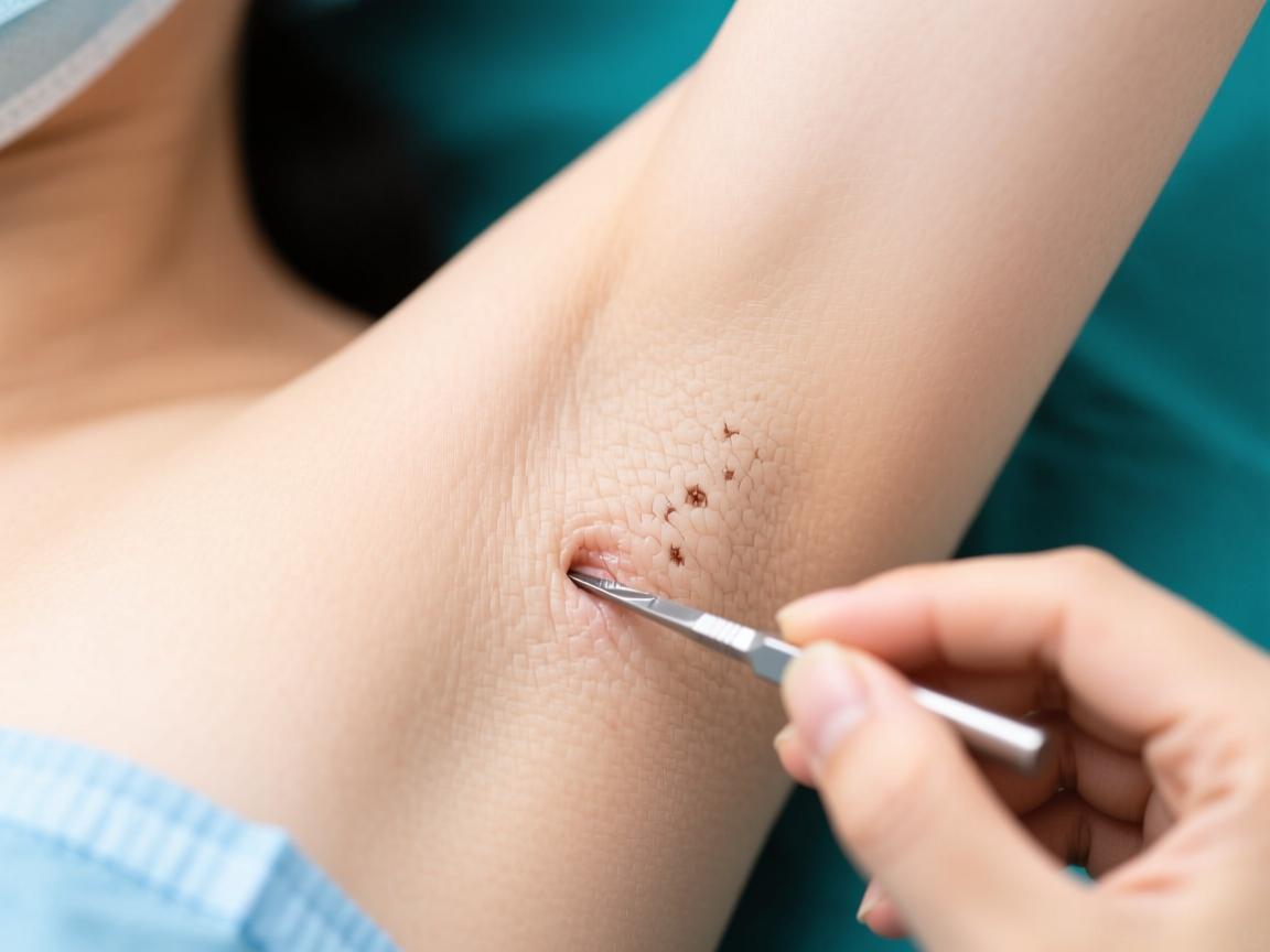 小切口治疗腋臭，小切口技术如何根治腋臭难题