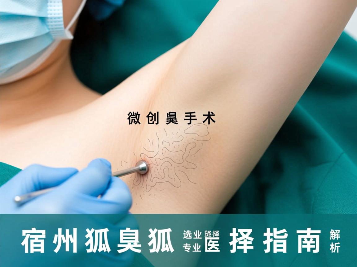 宿州狐臭微创手术选择指南，宿州专业狐臭医院解析