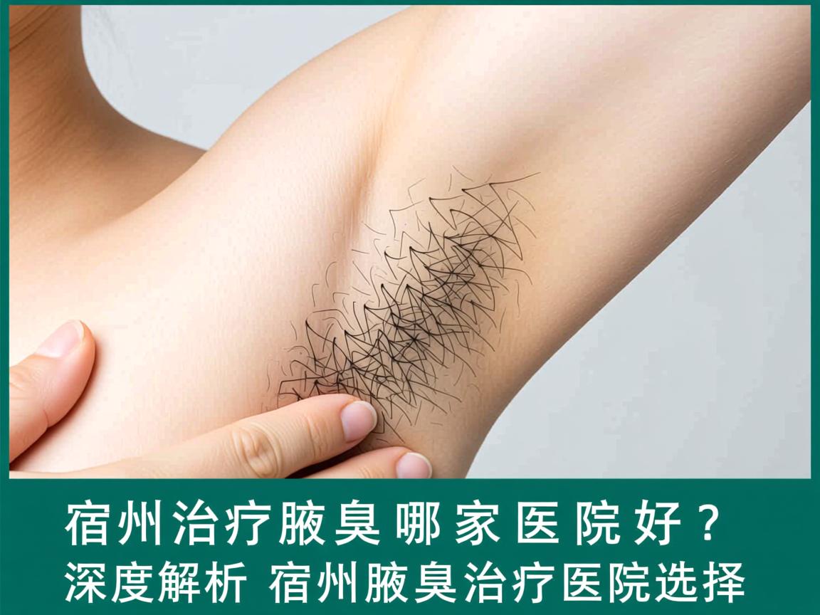 宿州治疗腋臭哪家医院好？深度解析宿州腋臭治疗医院选择