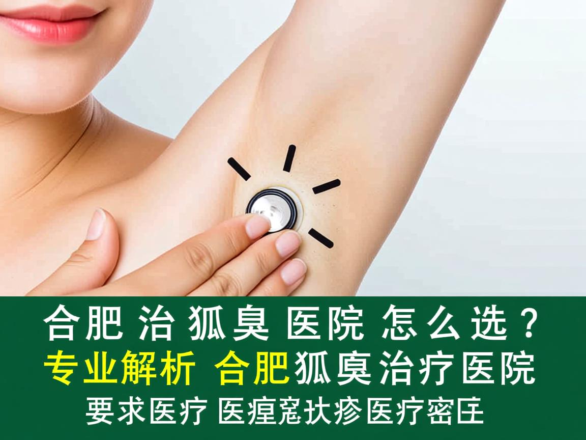 合肥治狐臭医院怎么选？专业解析合肥狐臭治疗医院