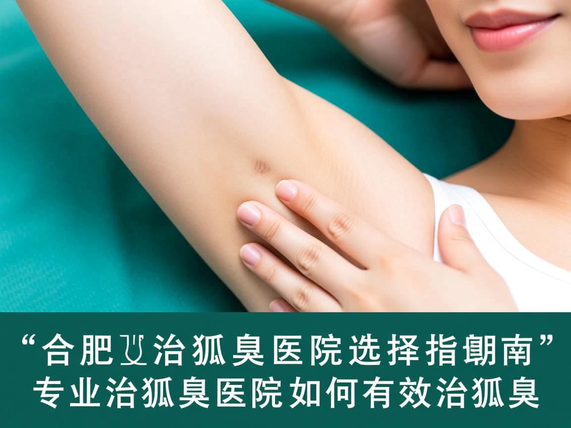 合肥治狐臭医院选择指南，专业治狐臭医院如何有效治狐臭