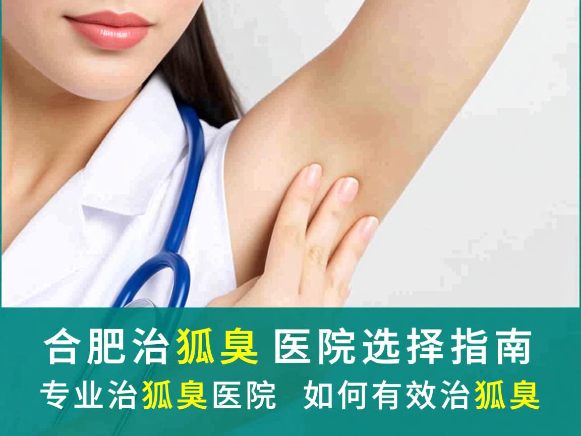 合肥治狐臭医院选择指南，专业治狐臭医院如何有效治狐臭