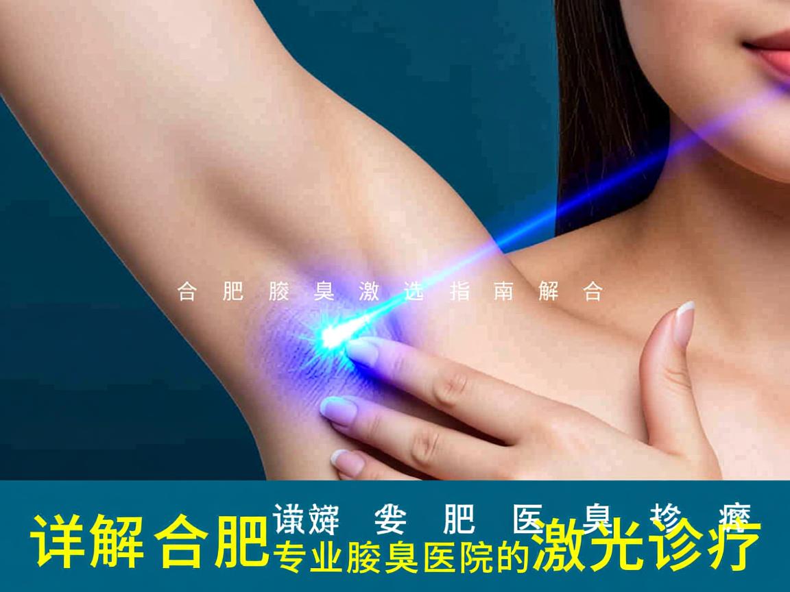 合肥腋臭激光选择指南，详解合肥专业腋臭医院的激光诊疗