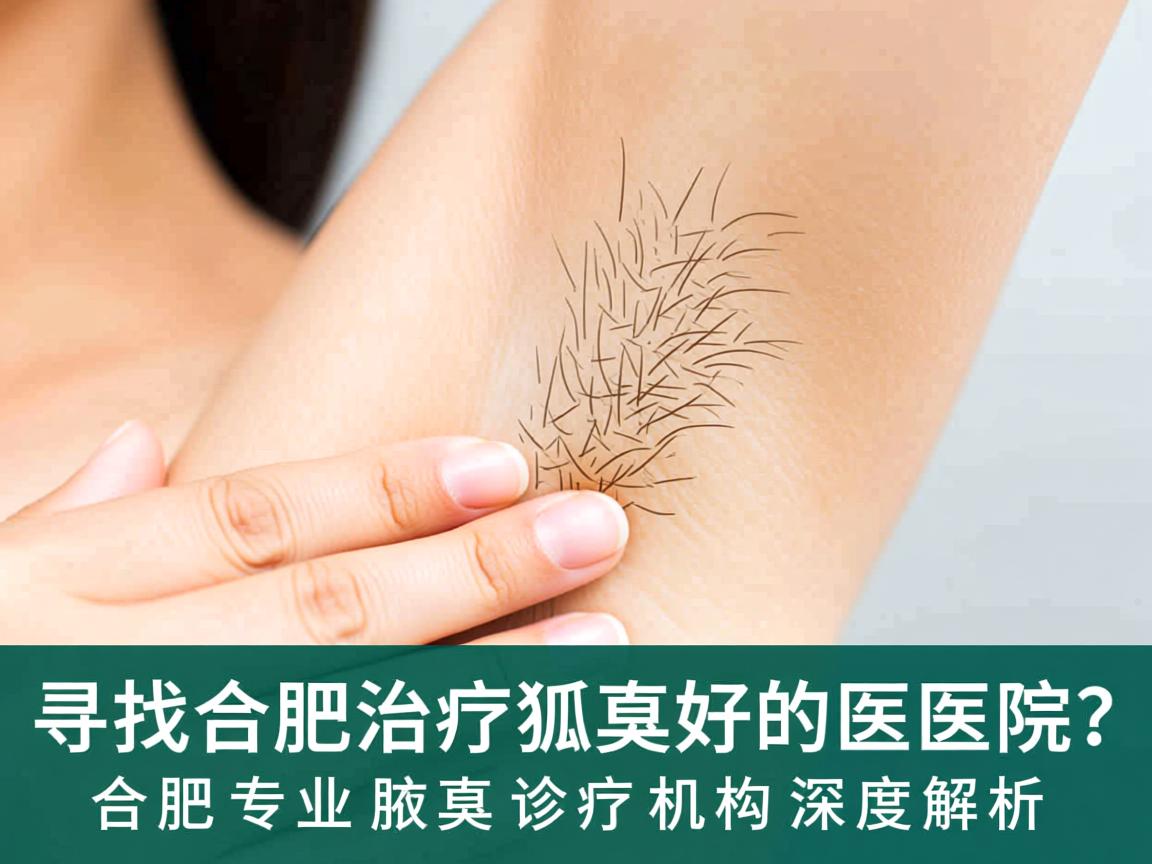 寻找合肥治疗狐臭好的医院?合肥专业腋臭诊疗机构深度解析 寻找合肥治疗狐臭好的医院?合肥专业腋臭诊疗机构深度解析