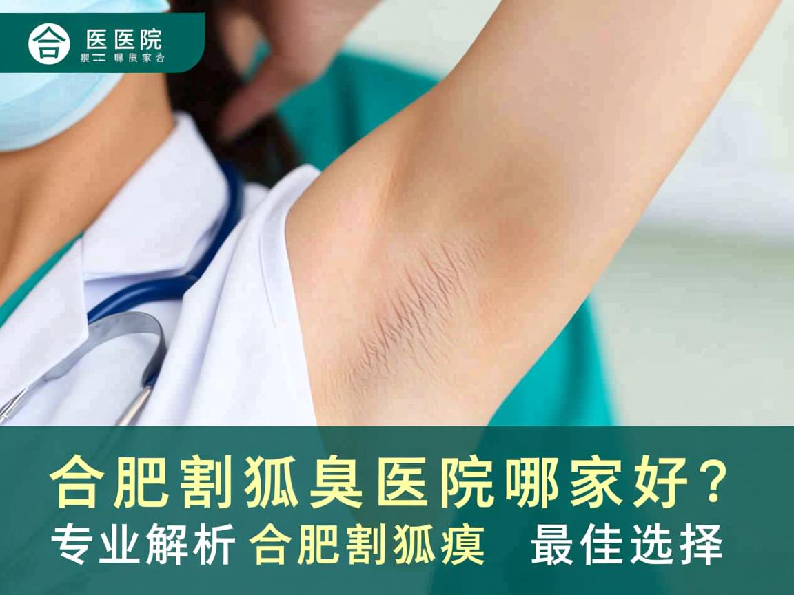 合肥割狐臭医院哪家好？专业解析合肥割狐臭最佳选择