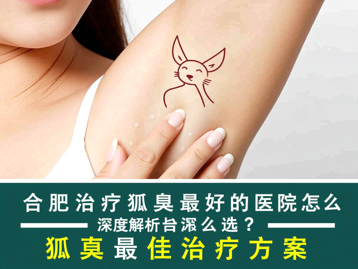 合肥治疗狐臭最好的医院怎么选？深度解析狐臭最佳治疗方案