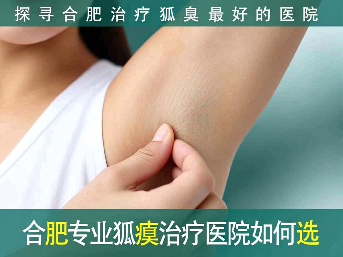 探寻合肥治疗狐臭最好的医院，合肥专业狐臭治疗医院如何选