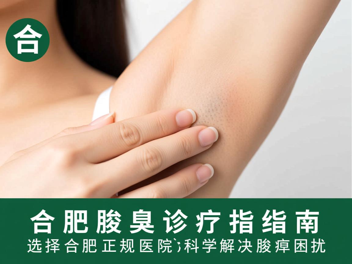 合肥腋臭诊疗指南，选择合肥正规医院，科学解决腋臭困扰