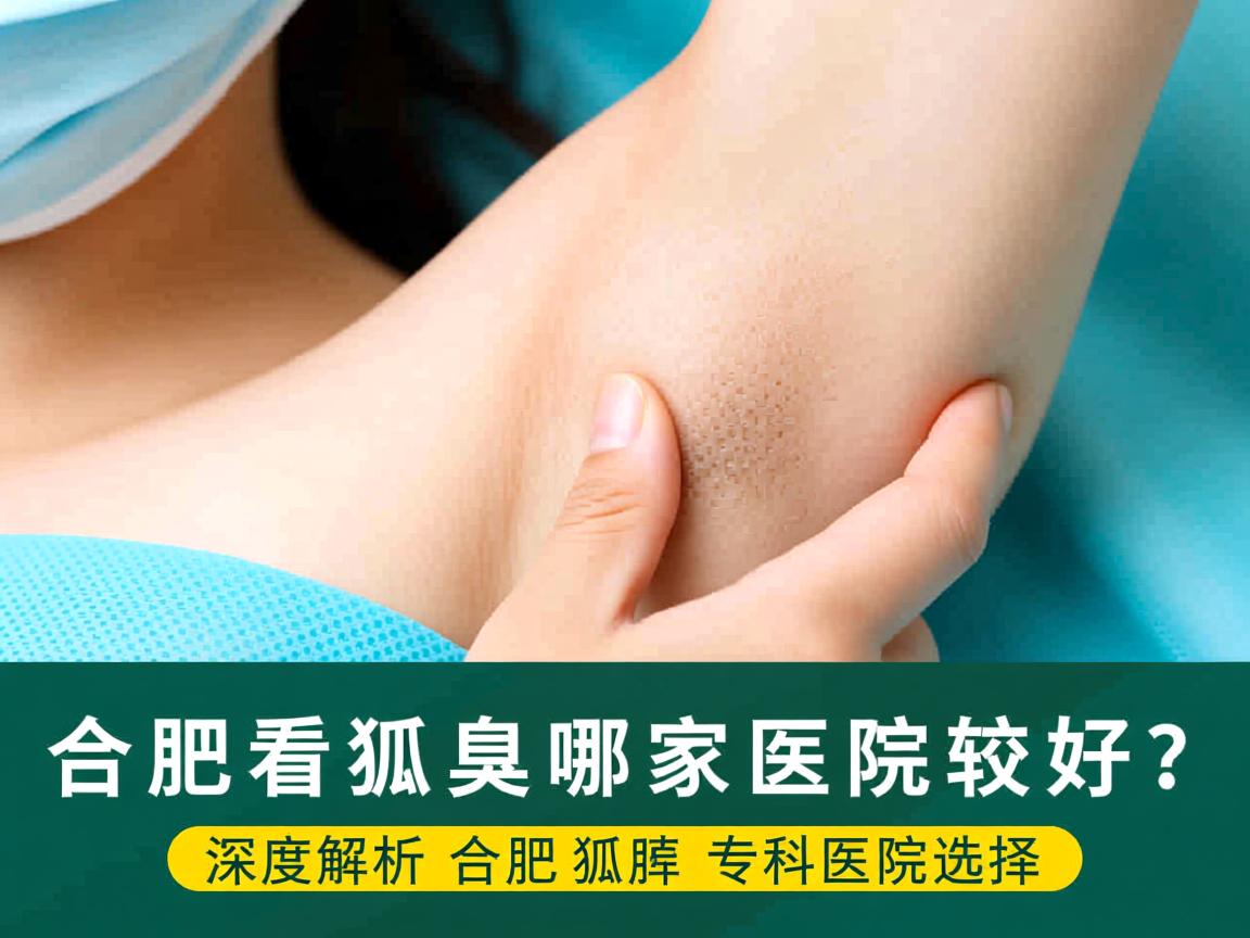 合肥看狐臭哪家医院较好？深度解析合肥狐臭专科医院选择