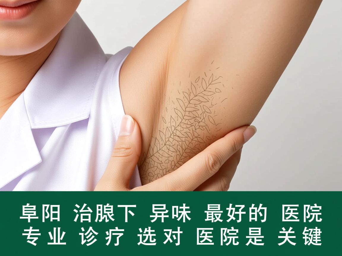 阜阳治腋下异味最好的医院，专业诊疗选对医院是关键