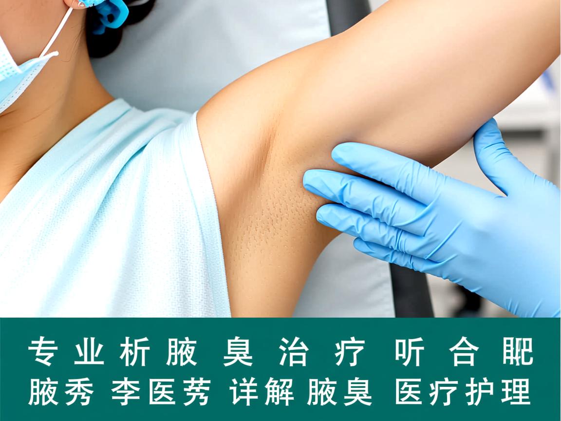 专业解析腋臭治疗，听合肥腋秀李茹医生详解腋臭医疗护理