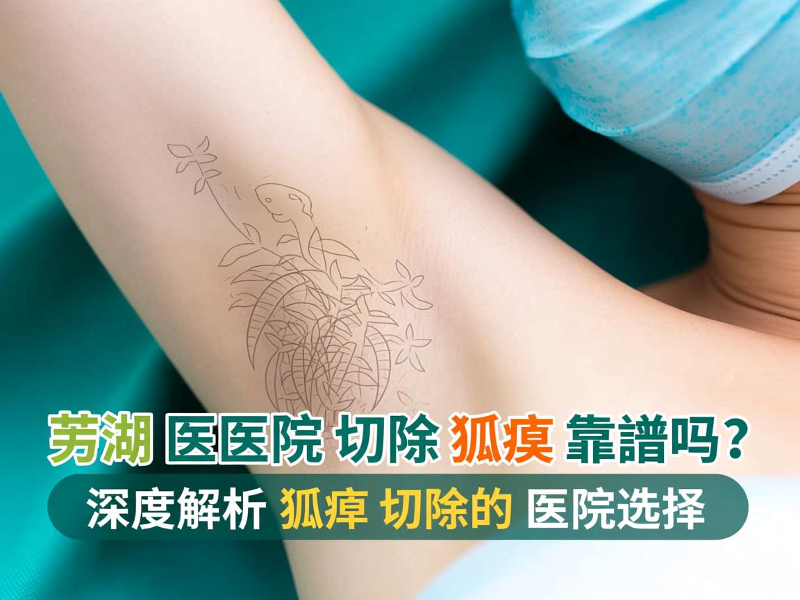 芜湖医院切除狐臭靠谱吗？深度解析狐臭切除的医院选择