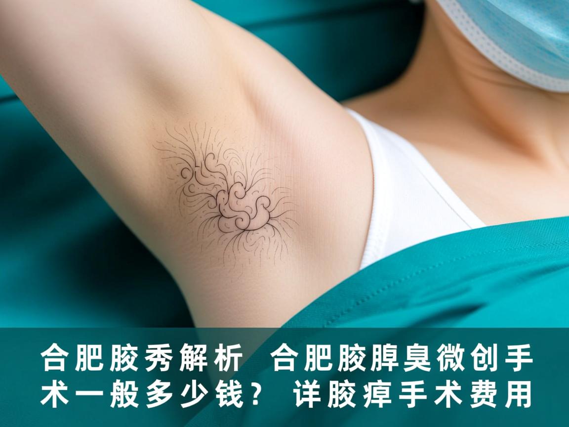 合肥腋秀解析，合肥腋臭微创手术一般多少钱，详解腋臭手术费用