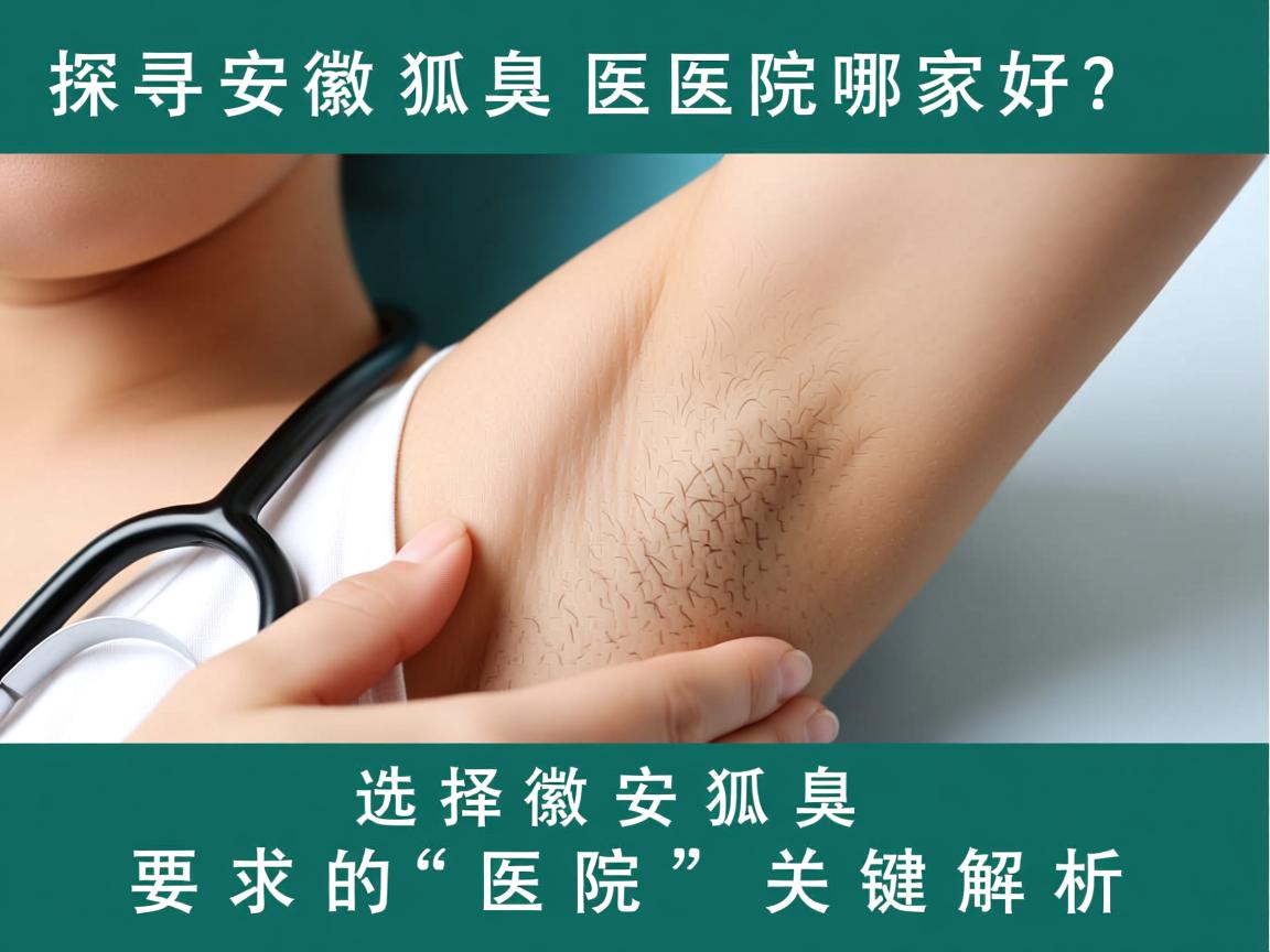 探寻安徽狐臭医院哪家好？选择安徽狐臭医院的关键解析