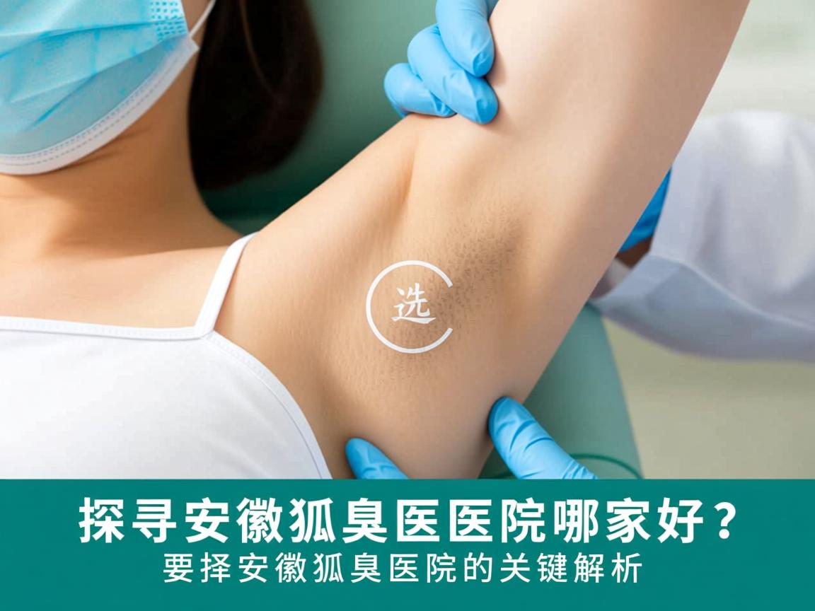 探寻安徽狐臭医院哪家好？选择安徽狐臭医院的关键解析