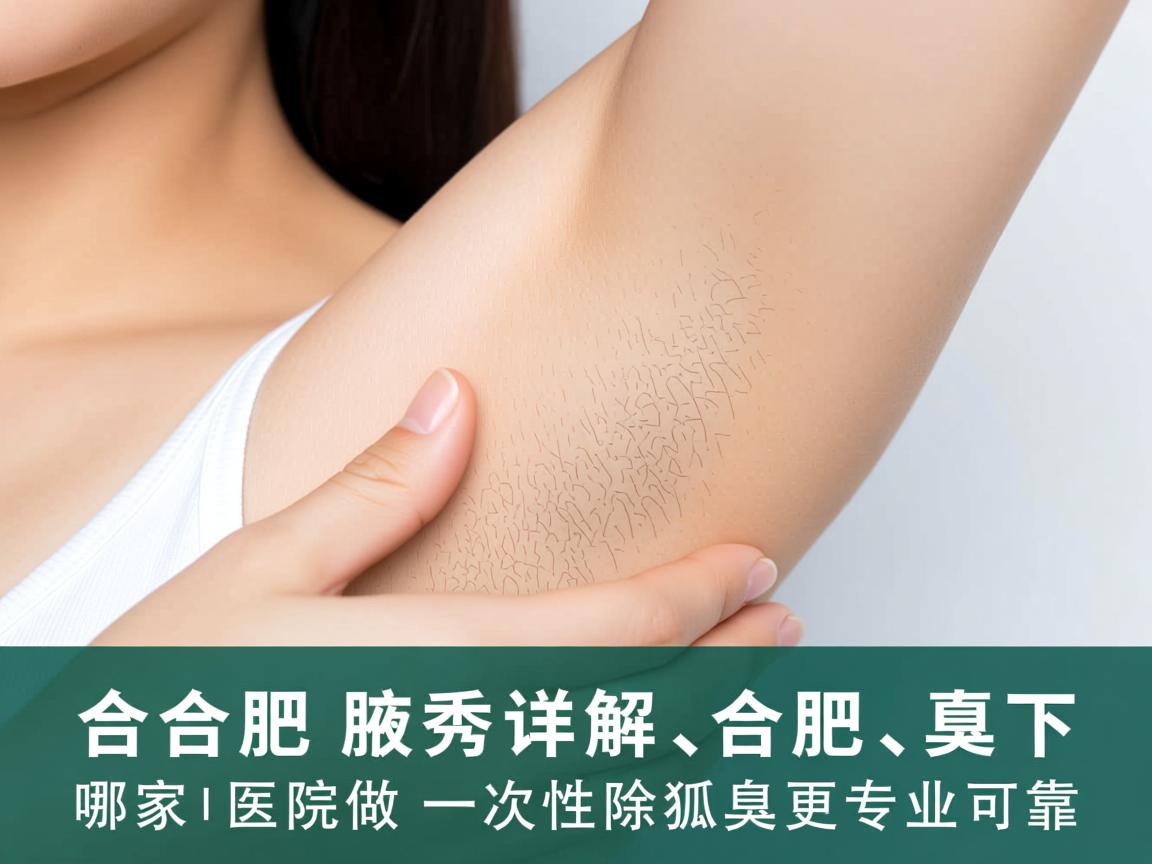 合肥腋秀详解，合肥哪家医院做一次性除狐臭更专业可靠