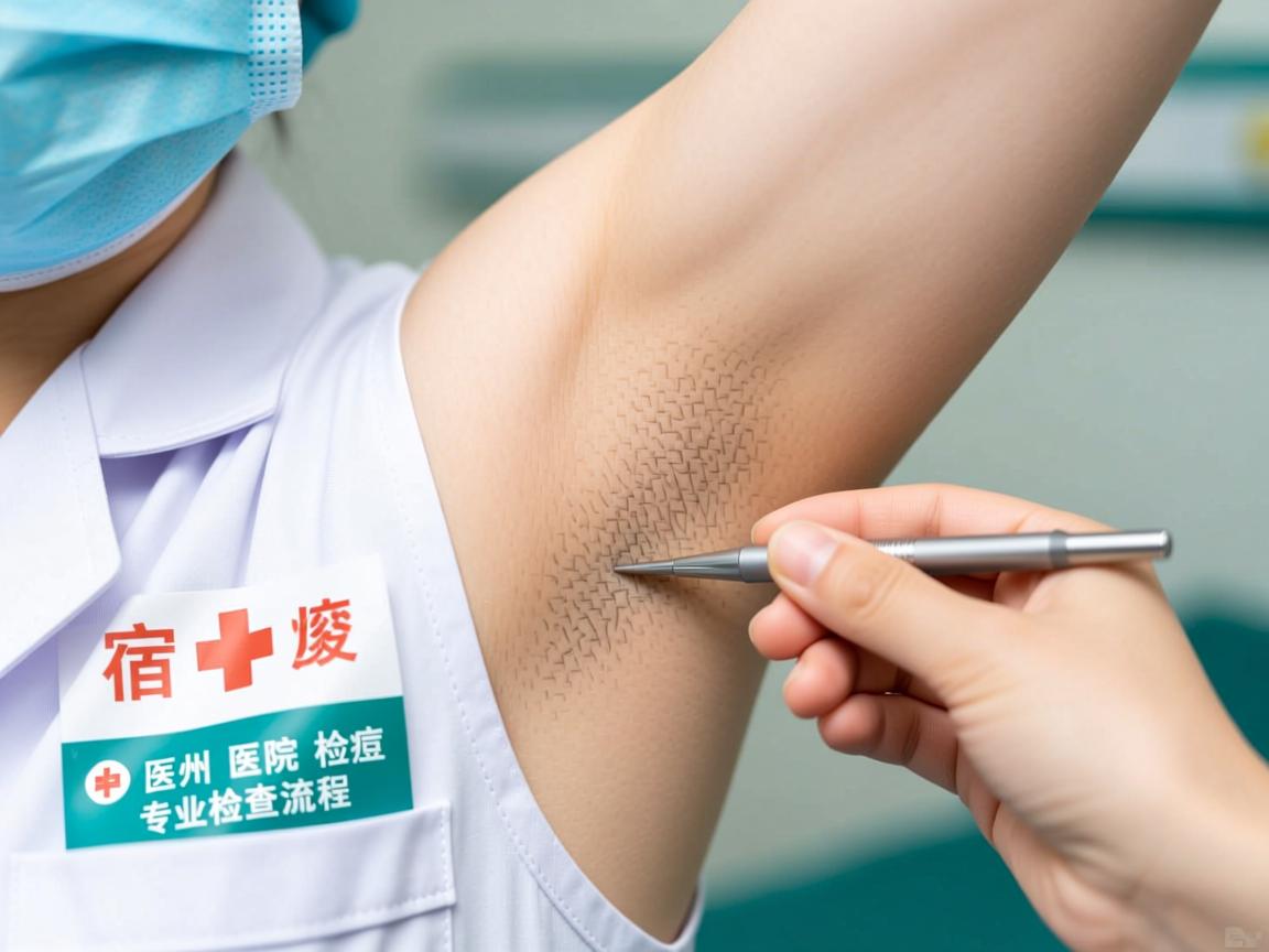 宿州腋臭检查医院指南，详解宿州腋臭专业检查流程