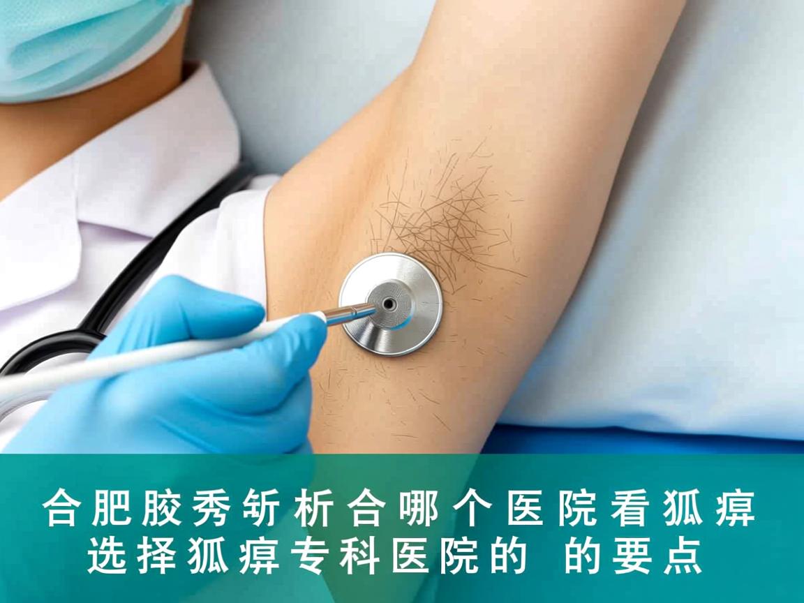 合肥腋秀解析，合肥哪个医院看狐臭，选择狐臭专科医院的要点