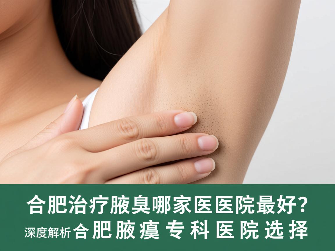 合肥治疗腋臭哪家医院最好？深度解析合肥腋臭专科医院选择