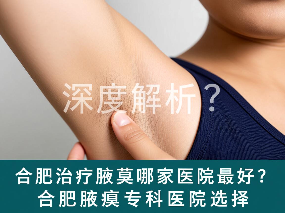 合肥治疗腋臭哪家医院最好？深度解析合肥腋臭专科医院选择