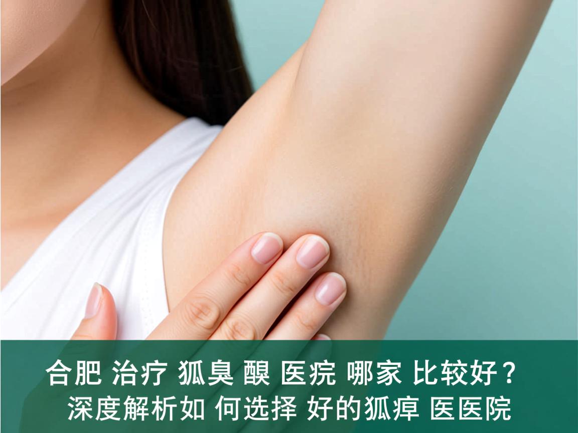 合肥治疗狐臭医院哪家比较好？深度解析如何选择好的狐臭医院