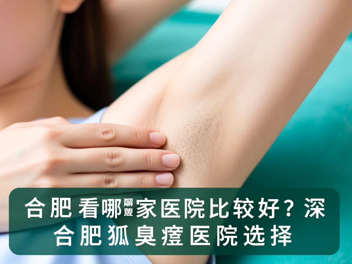 合肥看狐臭哪家医院比较好？深度解析合肥狐臭医院选择