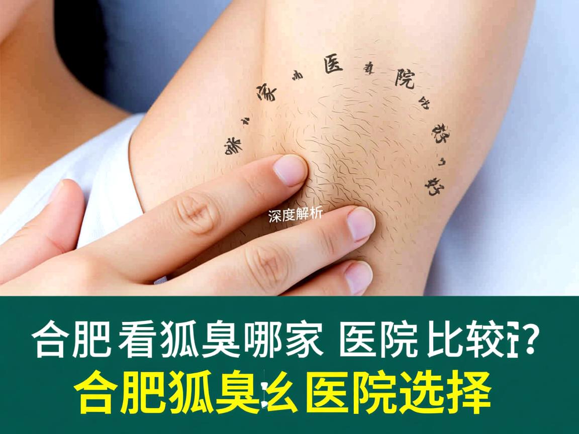 合肥看狐臭哪家医院比较好？深度解析合肥狐臭医院选择