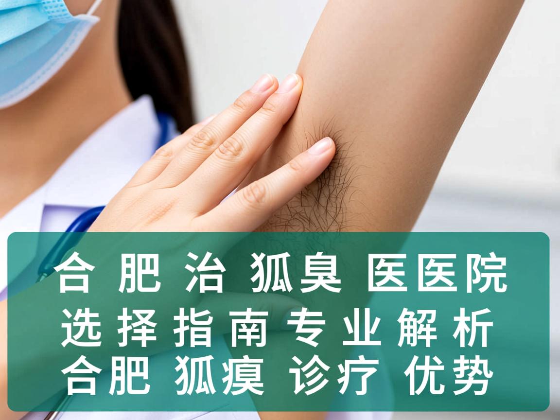 合肥治狐臭医院选择指南，专业解析合肥狐臭诊疗优势