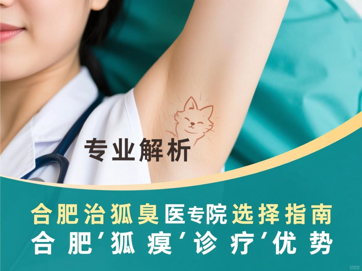 合肥治狐臭医院选择指南，专业解析合肥狐臭诊疗优势