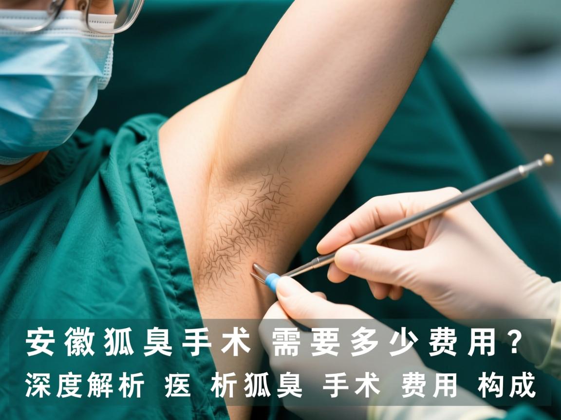 安徽狐臭手术需要多少费用？深度解析狐臭手术费用构成