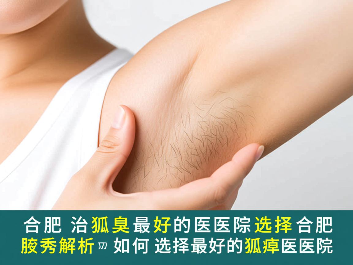 合肥治狐臭最好的医院选择，合肥腋秀解析如何选择最好的狐臭医院