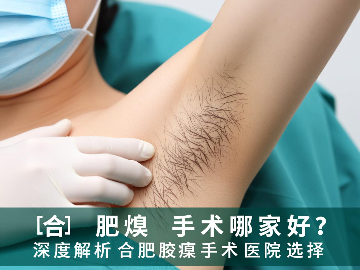 合肥腋臭手术哪家好？深度解析合肥腋臭手术医院选择