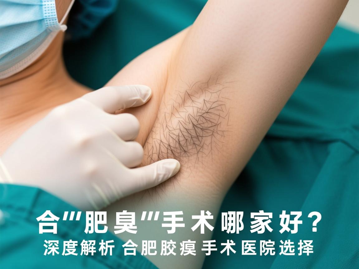合肥腋臭手术哪家好？深度解析合肥腋臭手术医院选择