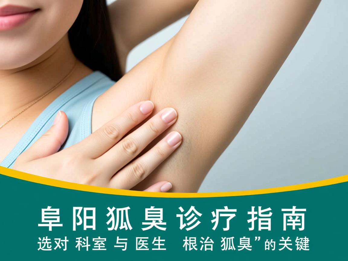 阜阳狐臭诊疗指南，选对科室与医生是根治狐臭的关键
