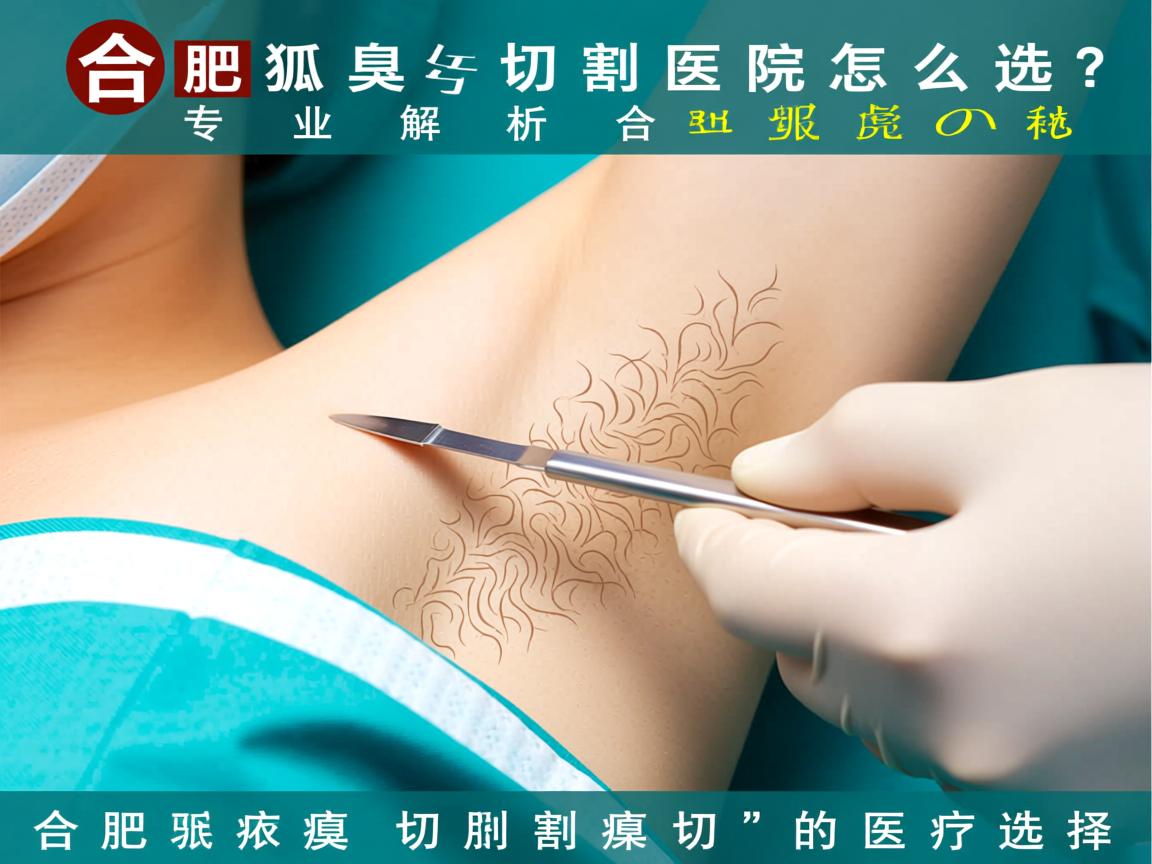 合肥狐臭切割医院怎么选？专业解析合肥腋臭切割的医疗选择