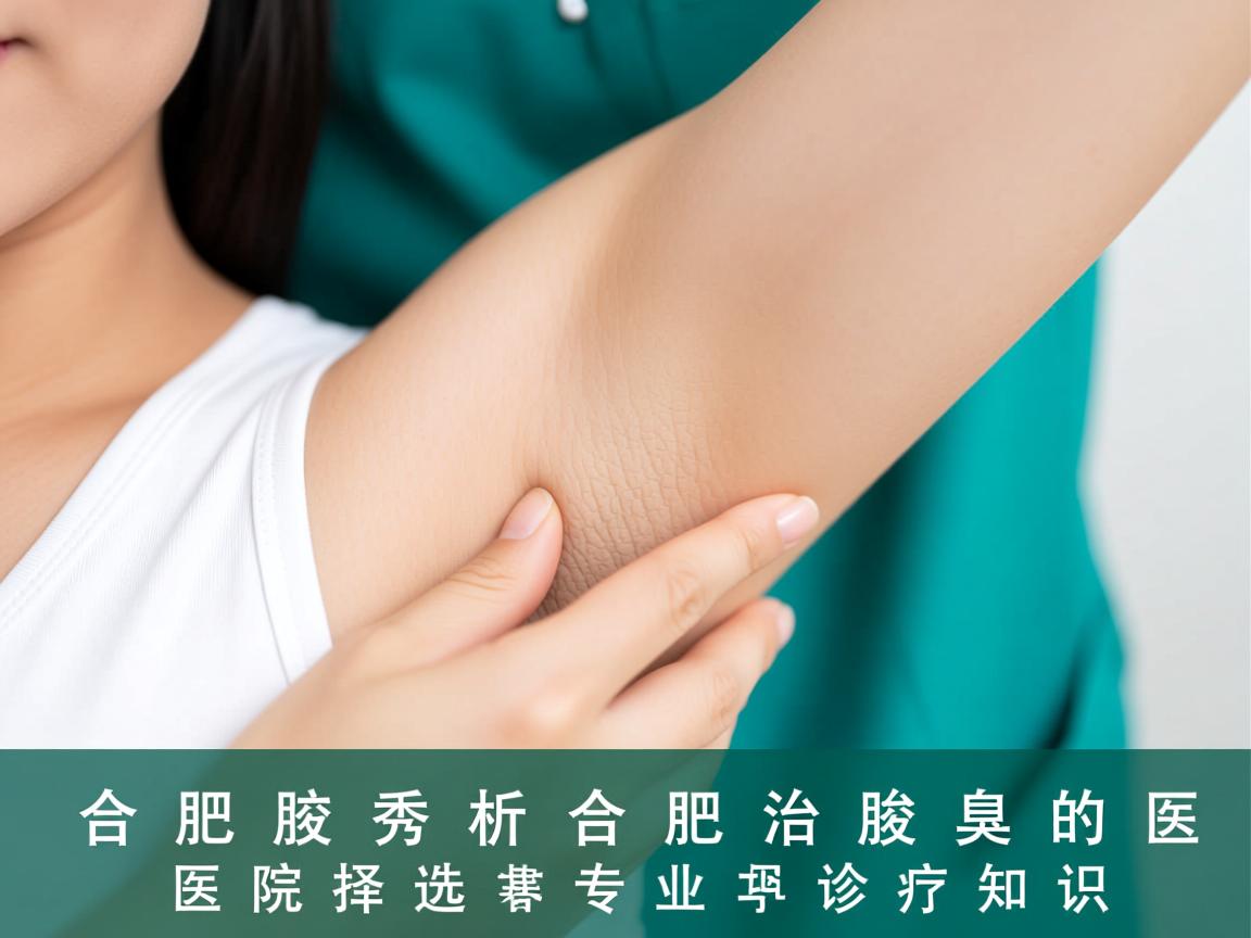 合肥腋秀解析，合肥治腋臭的医院选择与专业诊疗知识