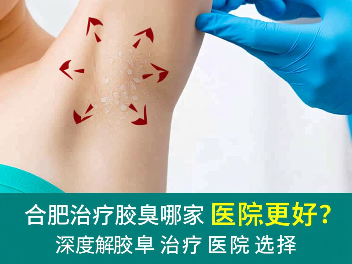 合肥治疗腋臭哪家医院更好？深度解析腋臭治疗医院选择