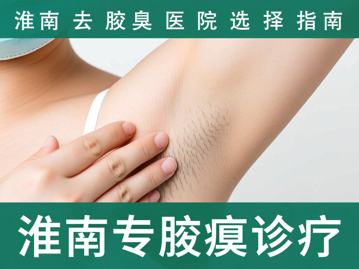 淮南去腋臭医院选择指南，详解淮南专业腋臭诊疗