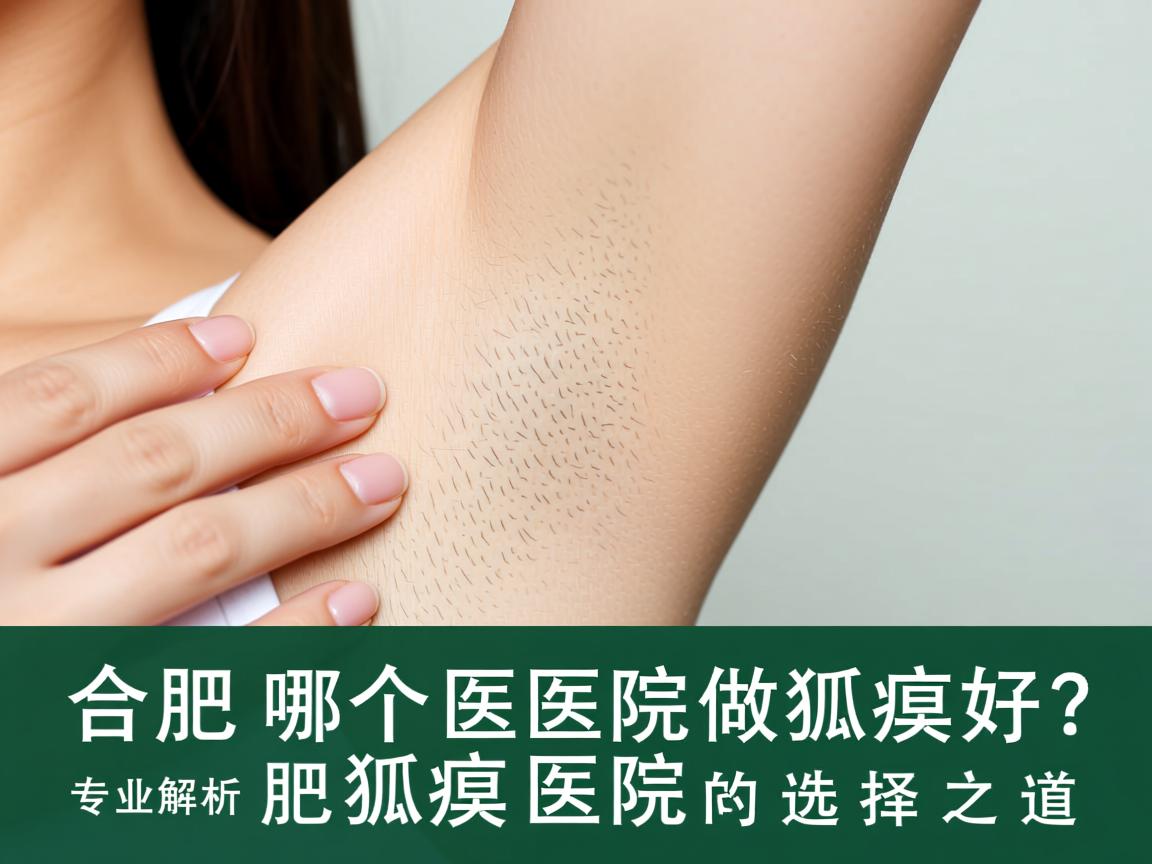 合肥哪个医院做狐臭好？专业解析合肥狐臭医院的选择之道