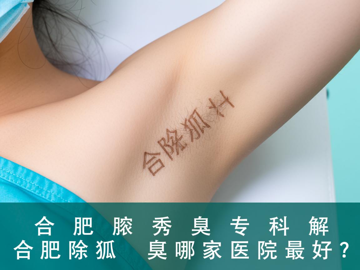 合肥腋秀腋臭专科解析，合肥除狐臭哪家医院最好？