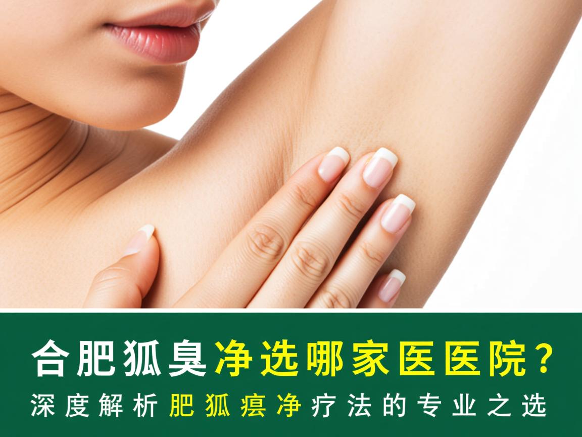 合肥狐臭净选哪家医院？深度解析合肥狐臭净疗法的专业之选