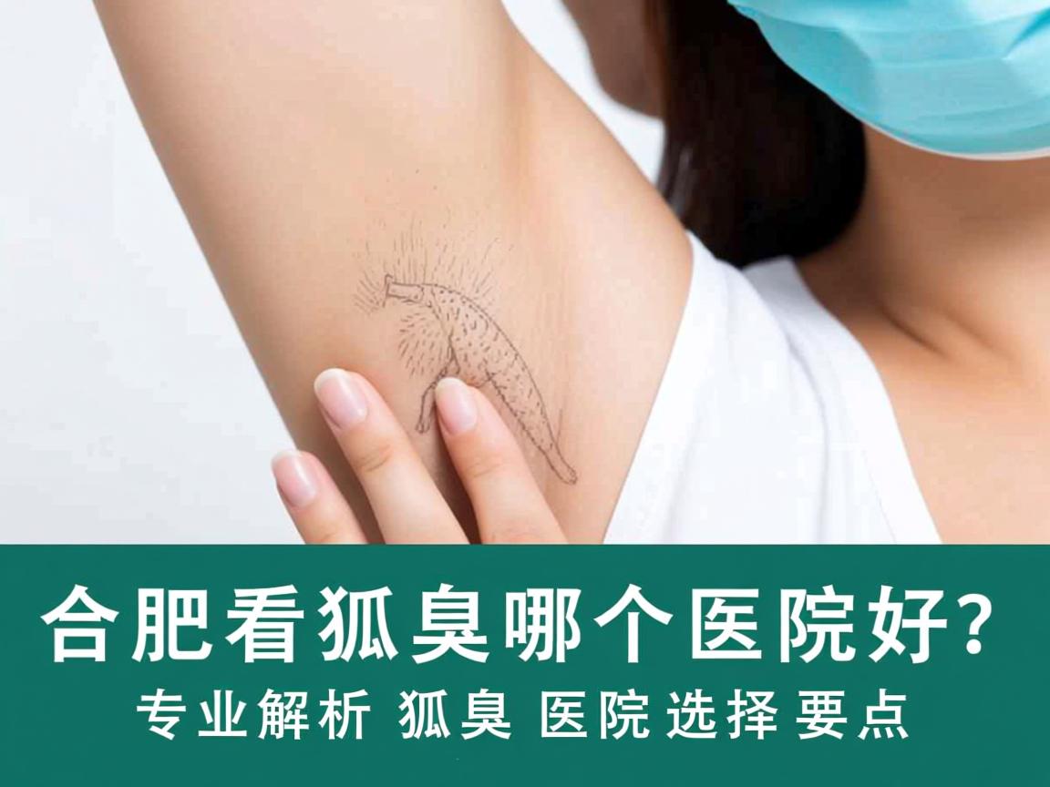 合肥看狐臭哪个医院好？专业解析狐臭医院选择要点