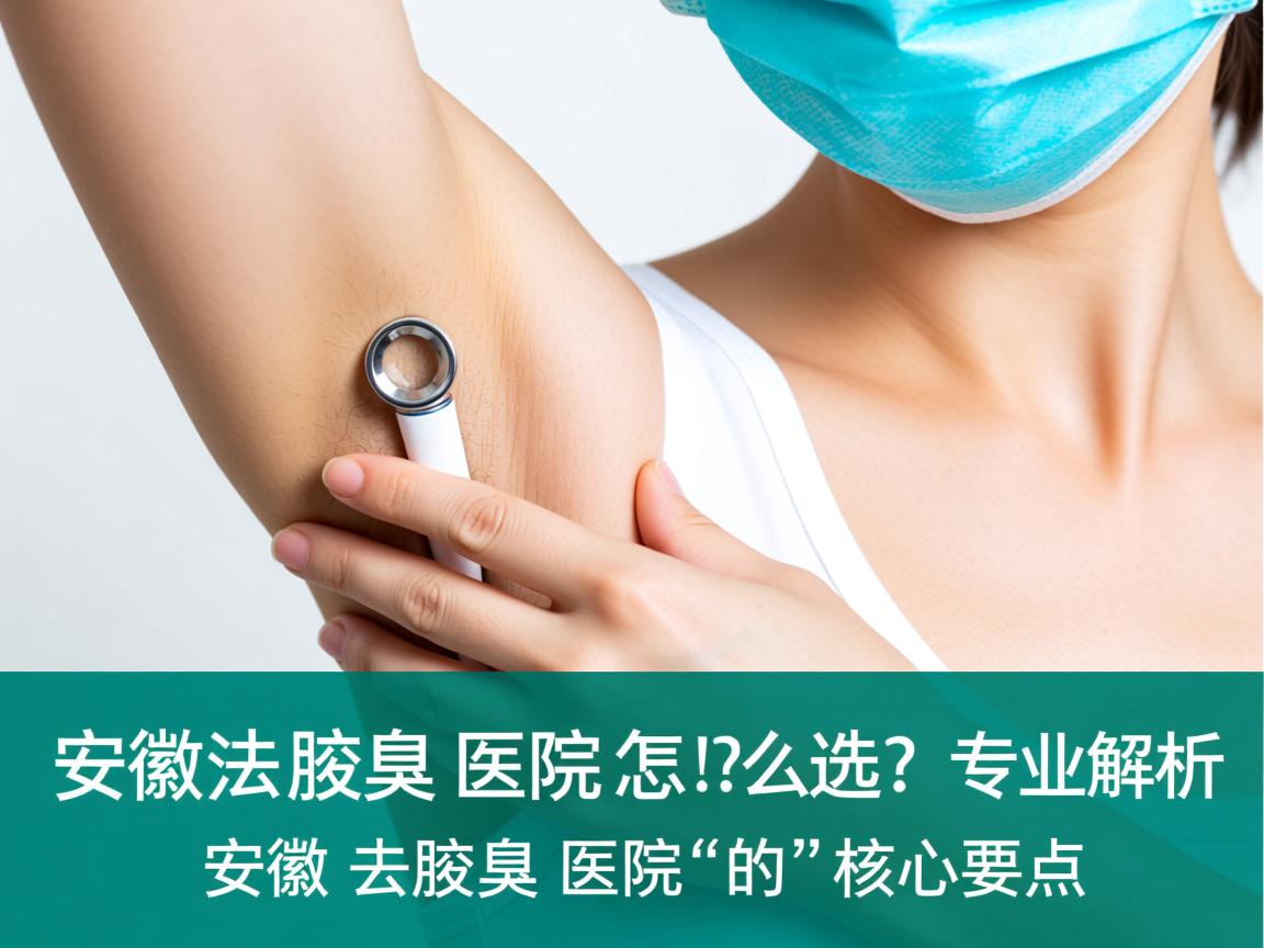 安徽去腋臭医院怎么选？专业解析安徽去腋臭医院的核心要点