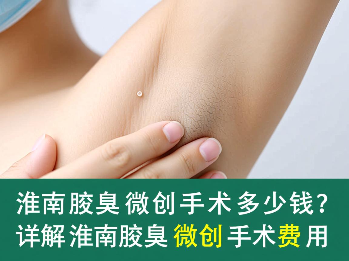 淮南腋臭微创手术多少钱？详解淮南腋臭微创手术费用
